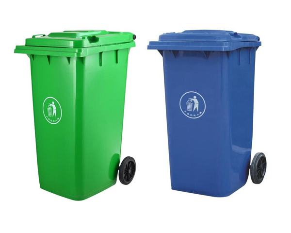 100L塑料垃圾桶 户外分类垃圾桶，塑料垃圾桶生产厂家