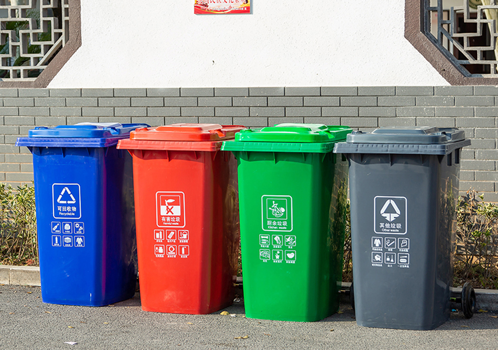 贵州塑料垃圾桶垃圾分类方案塑料垃圾桶生产厂家(图1)